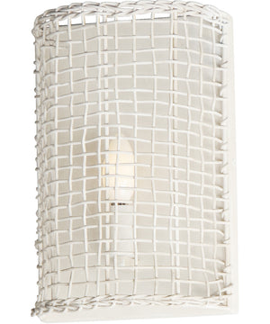 Cestino 1-Light Wall Sconce Weathered White