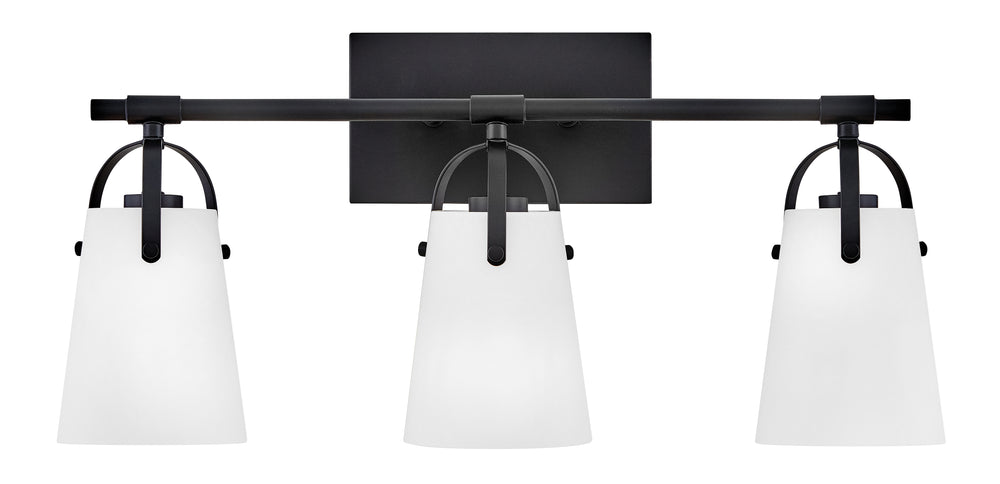 Foster 3-Light Medium Three Light Vanity in Black