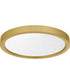 Outskirts Small Flush Mount Brushed Gold