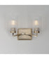 Rigata 2-Light Wall Sconce Satin Champagne