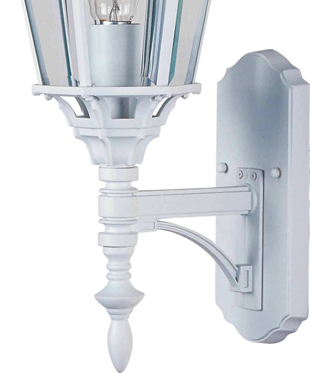 24"H Westlake Die-Cast 1-Light Outdoor Wall Lantern White