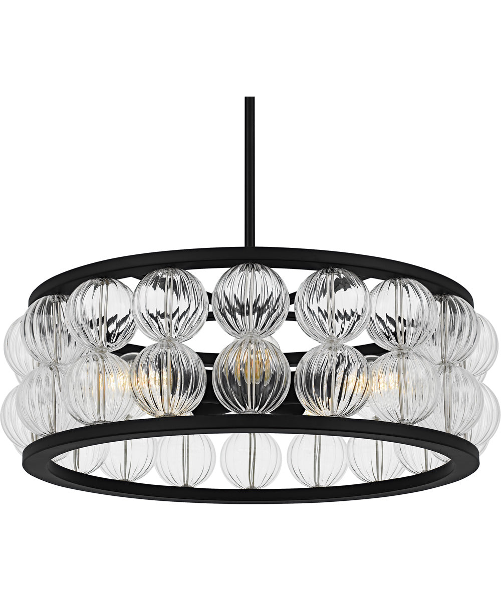 Terrarock Large 5-light Pendant Matte Black