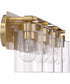 Hendrix 4-Light Lighting Satin Brass