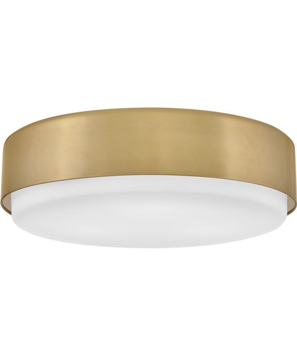 Cedric 3-Light Medium Flush Mount in Lacquered Brass