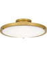 Quoizel Semi-Flush Mount Medium Semi Flush Mount Brushed Gold