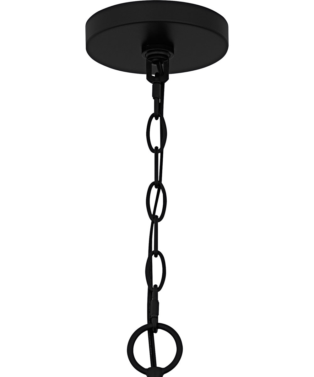 Shea 6-light Chandelier Matte Black