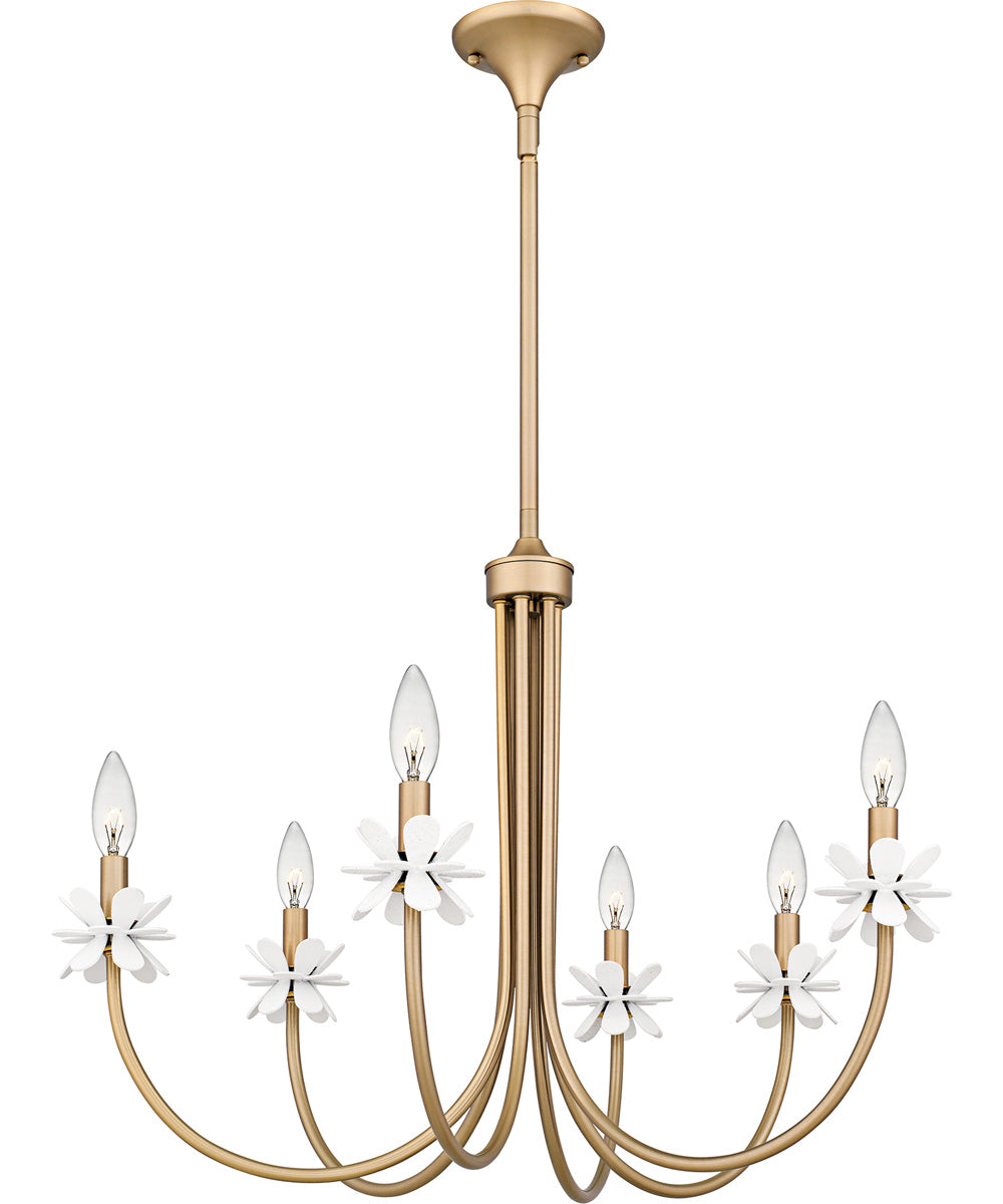 Remy 6-light Chandelier Bronze Gold