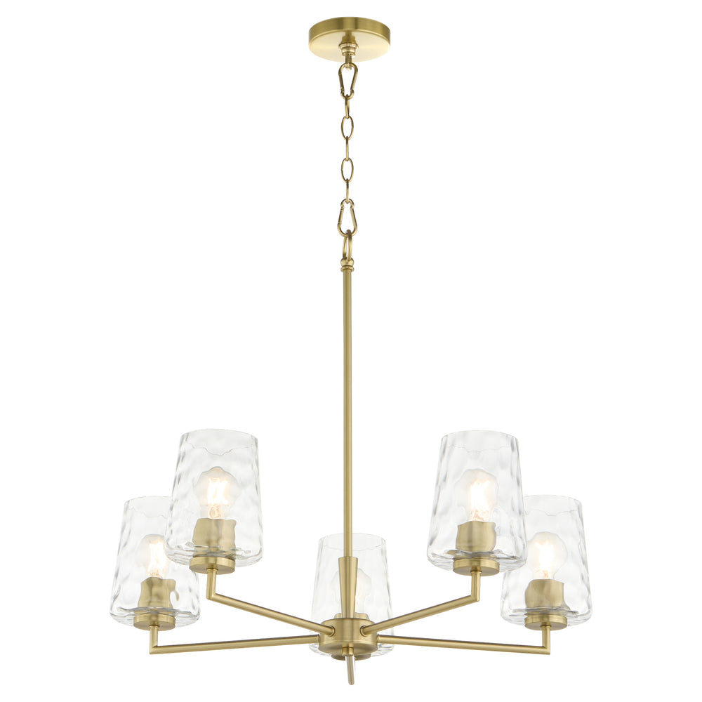 Goodwin Chandelier Aged Brass