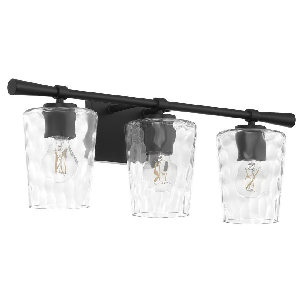 Goodwin 3-light Bath Vanity Light Matte Black