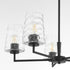 Goodwin 5-light Chandelier Matte Black