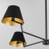 Bliss 4-light Chandelier Matte Black