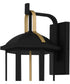 Crestfield Large 3-light Outdoor Wall Light Matte Black