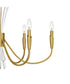 Cecily 6-light Chandelier Brushed Gold