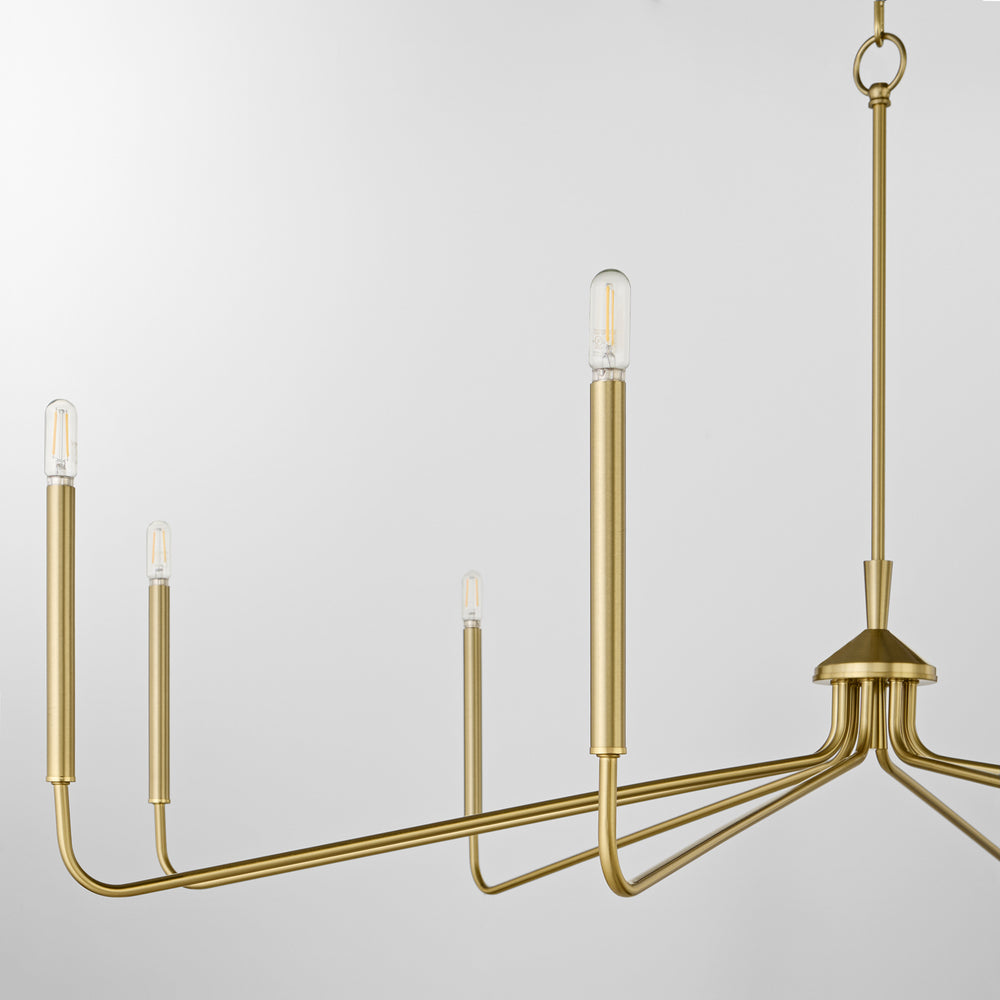 Providence 8-light Chandelier Aged Brass