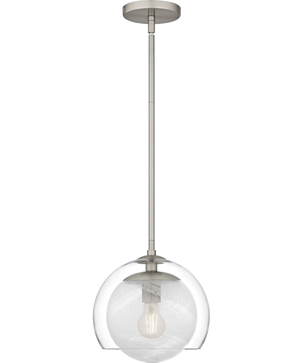 Quoizel Piccolo Pendant Small 1-light Mini Pendant Brushed Nickel