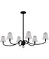 McKinney Medium 6-light Island Light Matte Black