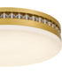 Quoizel Flush Mount Medium Flush Mount Brushed Gold