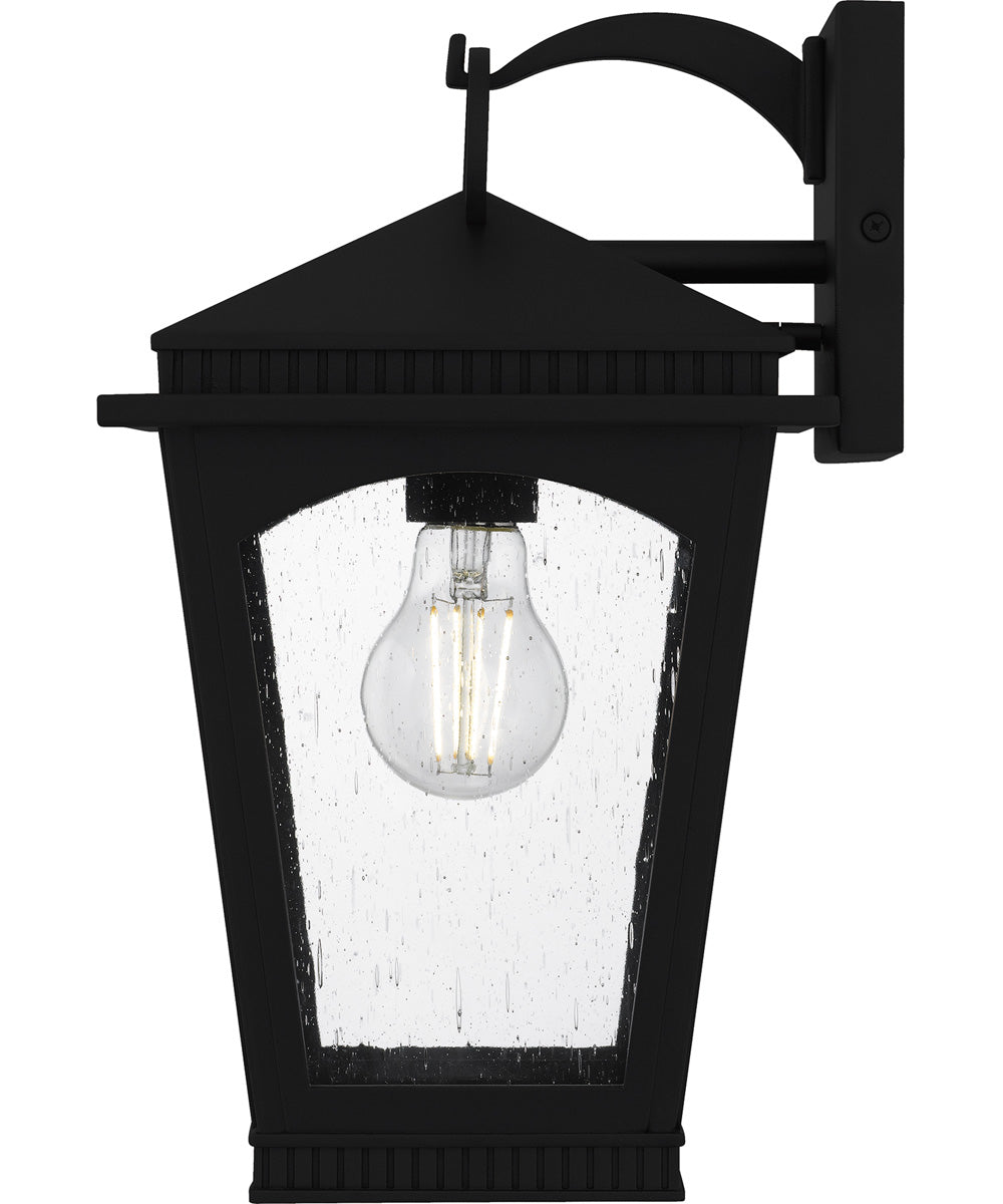 Huck Medium 1-light Outdoor Wall Light Earth Black