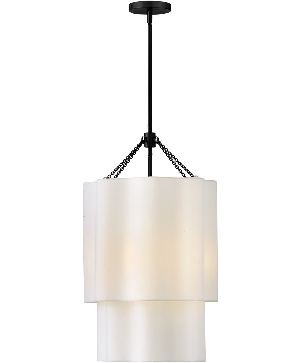 Gwen 4-Light Large Pendant in Black