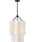 Gwen 4-Light Large Pendant in Black