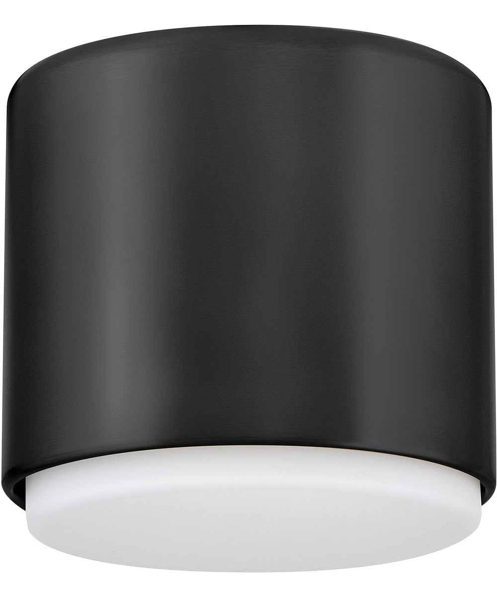 Cedric 1-Light Extra Small Flush Mount in Black