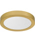 Outskirts Small Flush Mount Brushed Gold