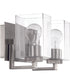 McClane 2-Light Lighting Brushed Polished Nickel