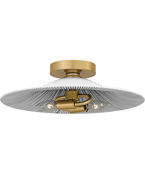 Quoizel Flush Mount Medium 2-light Flush Mount Light Gold