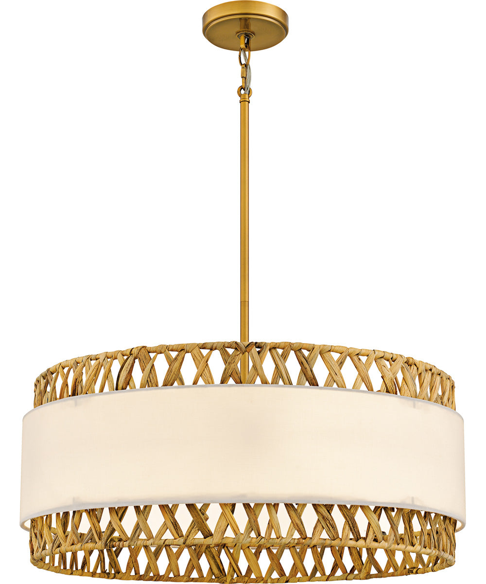 Kate Large 5-light Pendant Brushed Gold