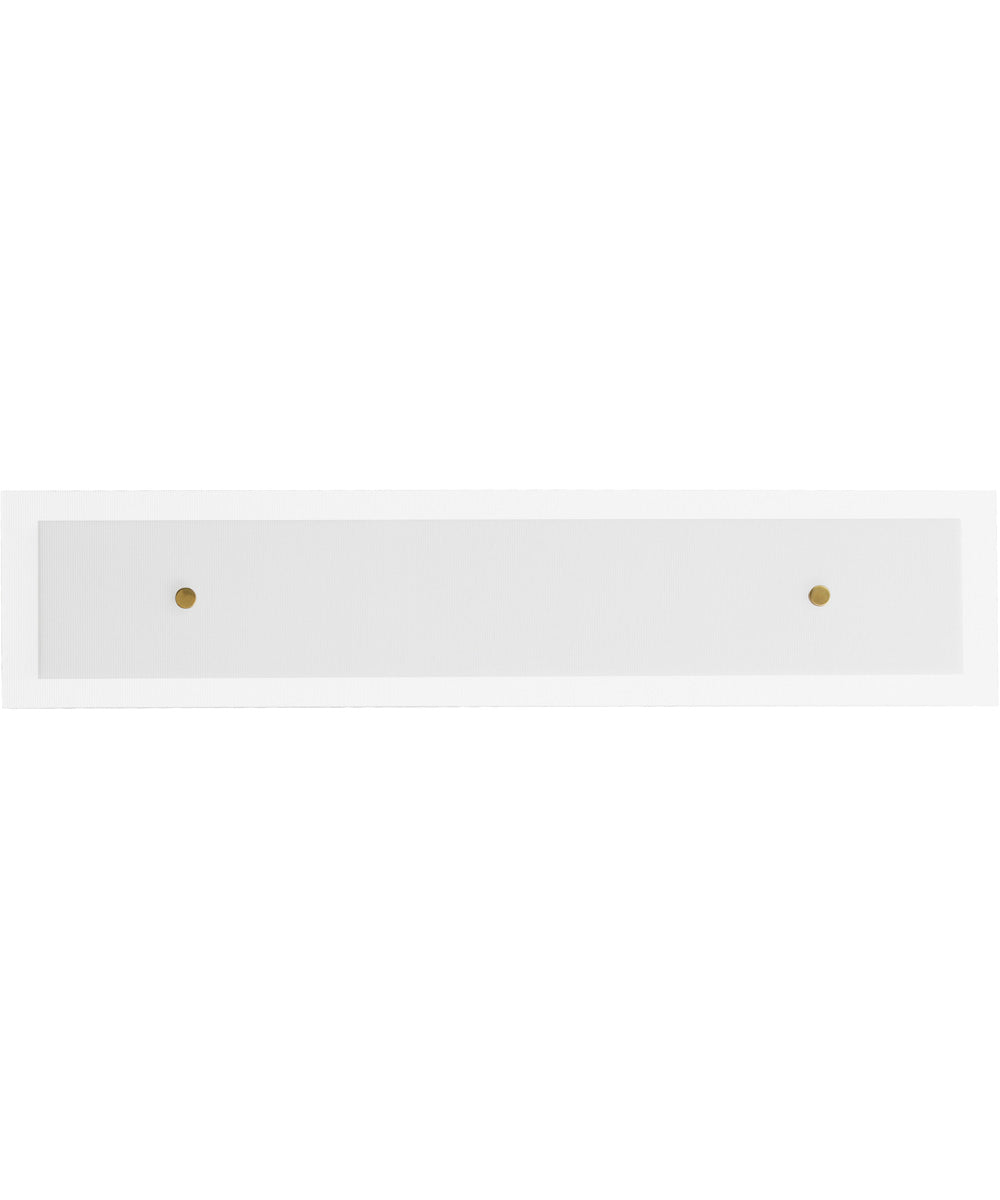 Spectre 30 inch Wall Sconce Black / Natural Aged Brass