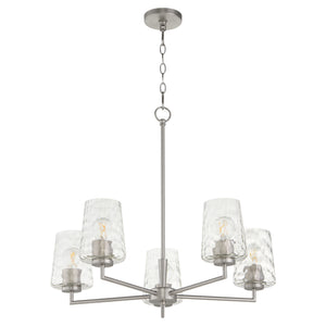 Goodwin 5-light Chandelier Satin Nickel