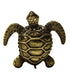 1.4"H Antique Metal Sea Turtle Antique Brass Base Lamp Finial