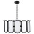 Belleview 5-light Pendant Matte Black