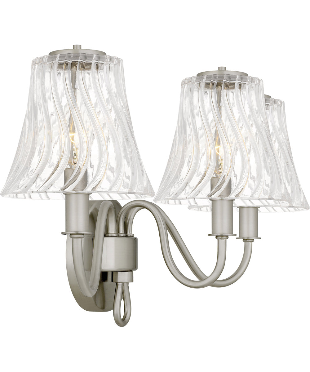 McKinney 3-light Bath Light Brushed Nickel