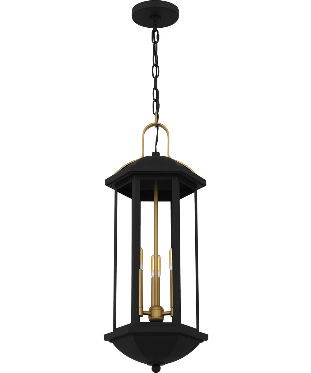 Crestfield Small 3-light Mini Pendant Matte Black