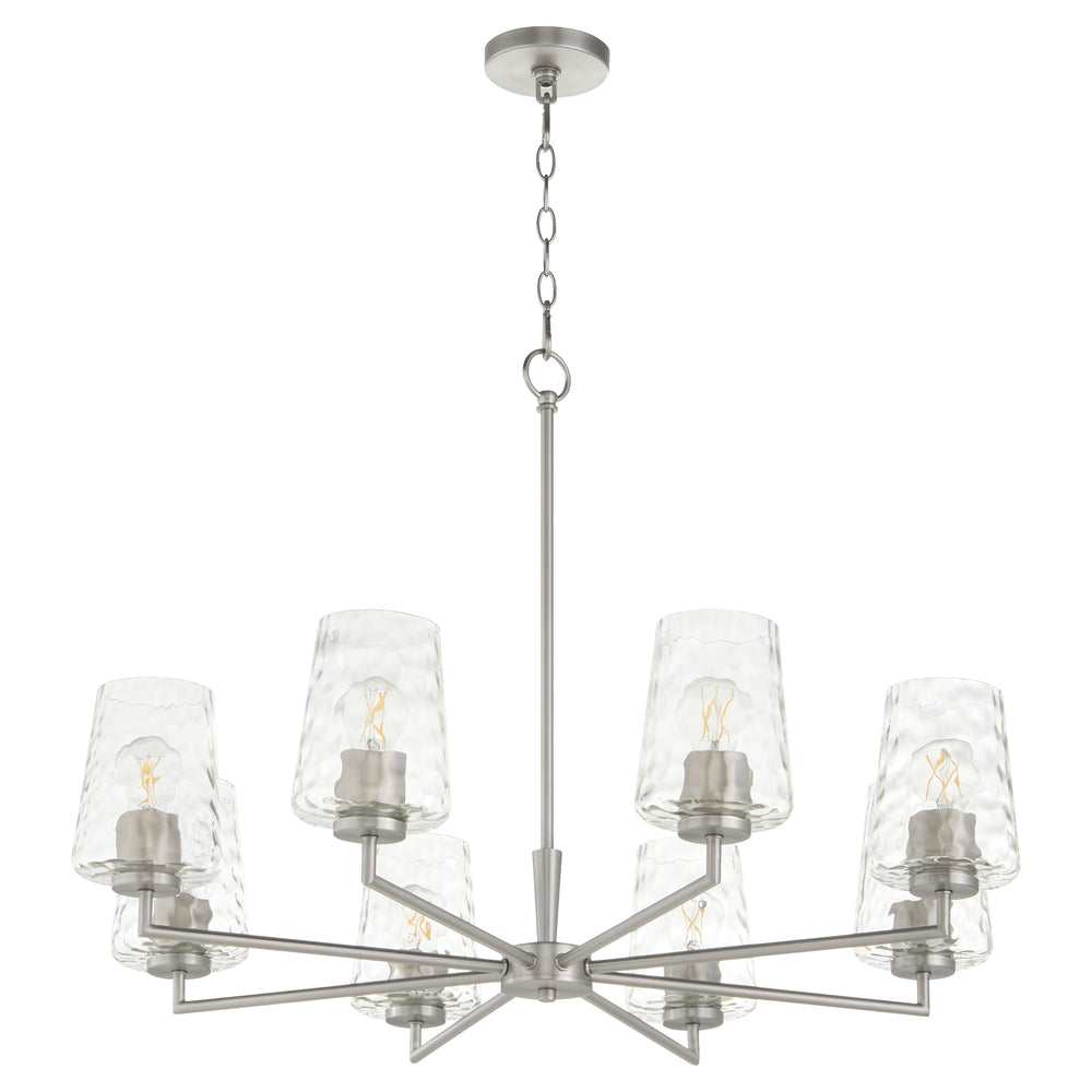 Goodwin 8-light Chandelier Satin Nickel