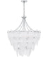 Quoizel Pendant Large 7-light Pendant Silver Leaf