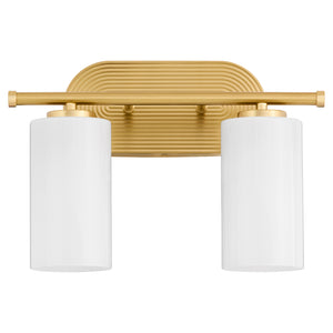 Belinder 2-light Bath Vanity Light Aged Brass