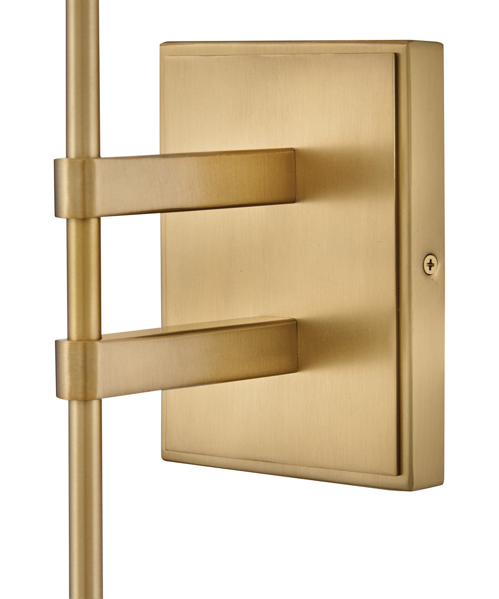 Benton 1-Light Large Single Light Sconce in Lacquered Brass