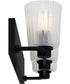 Gray Large 3-light Bath Light Matte Black