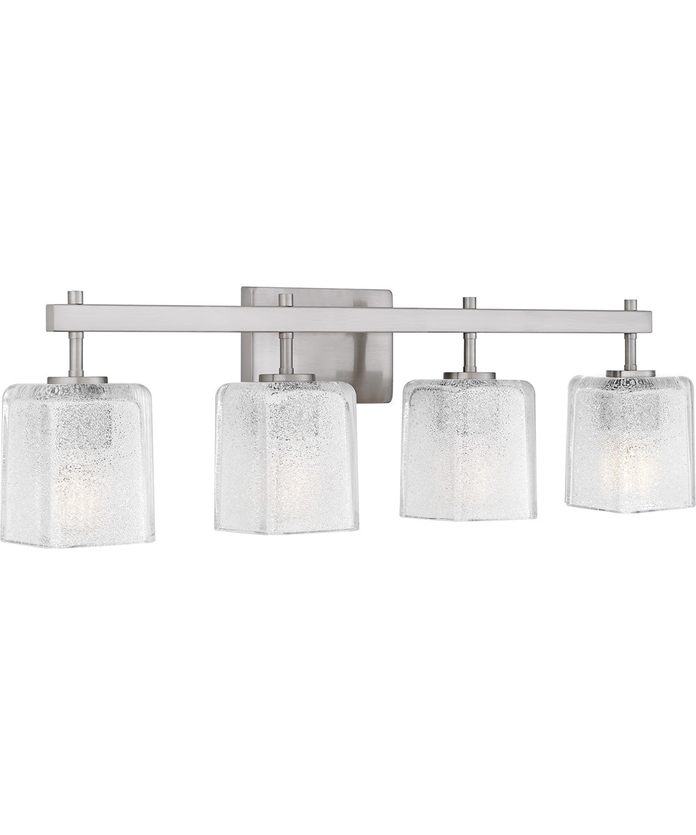 Brenthouse Extra Large 4-light Bath Light Brushed Nickel