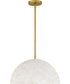 Quoizel Pendant Large 3-light Pendant Brushed Gold