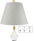 9x16x12" CLIP-ON FITTER Textured Oatmeal Empire Hardback Lamp Shade