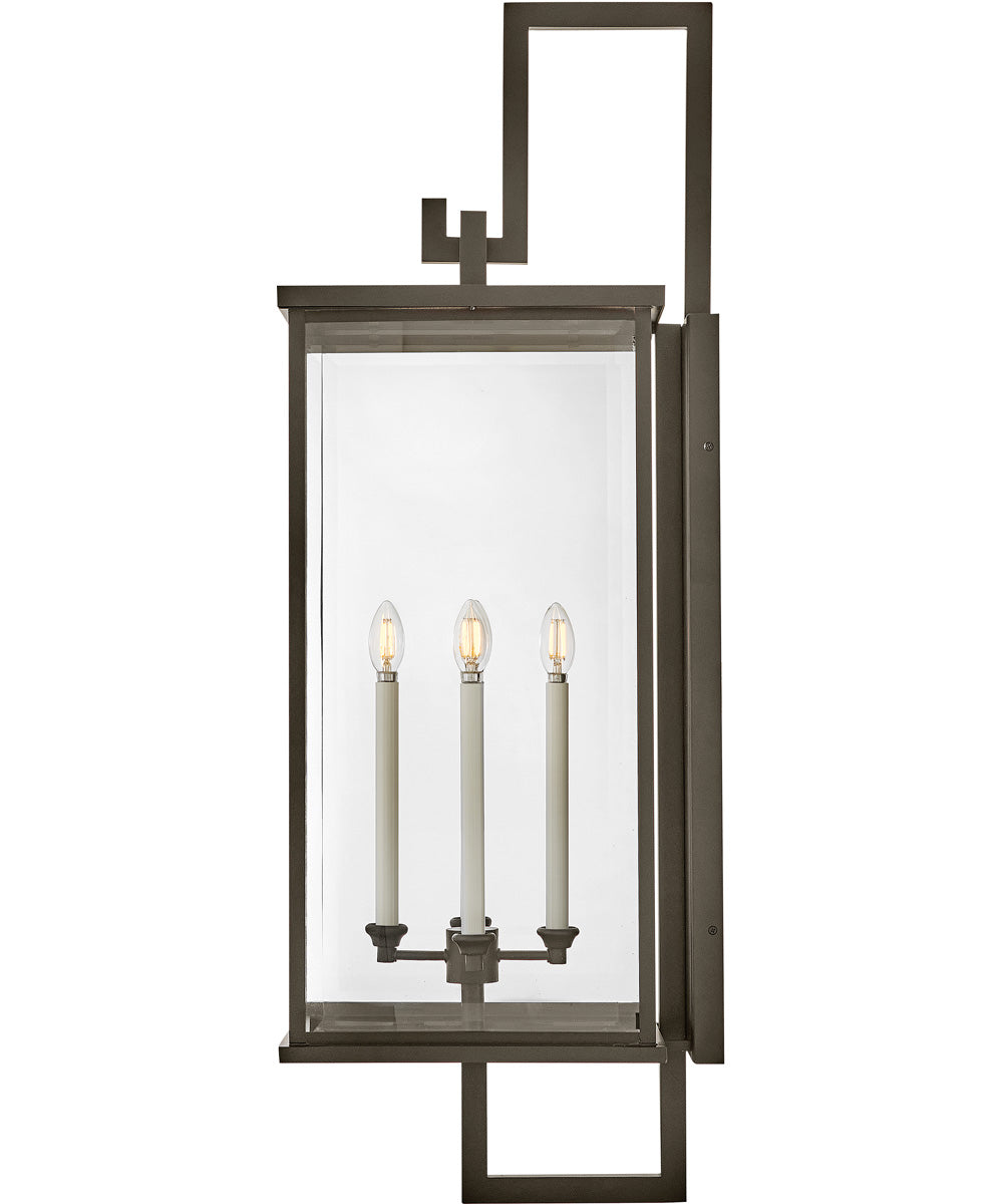 Weymouth 4-Light Extra Large Wall Mount Lantern in Oil Rubbed Bronze