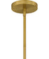 Quoizel Pendant Large 3-light Pendant Brushed Gold