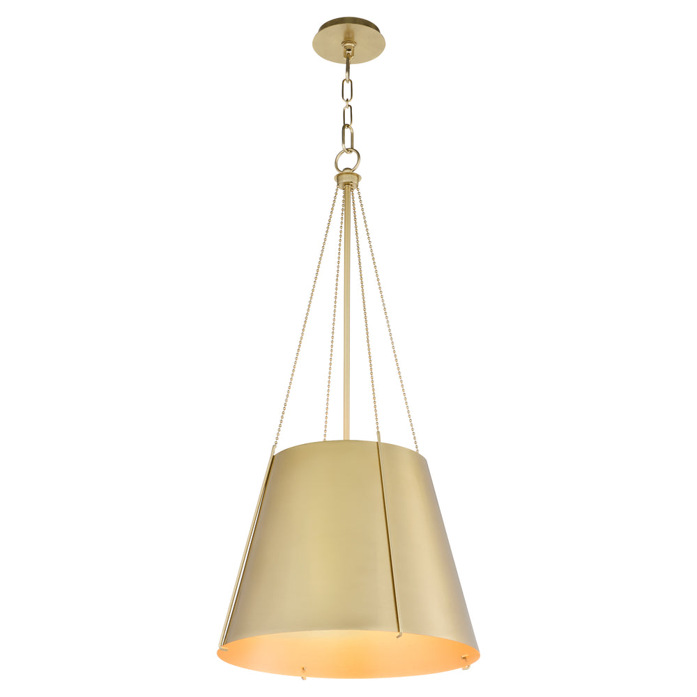 Denise 3-light Pendant Aged Brass