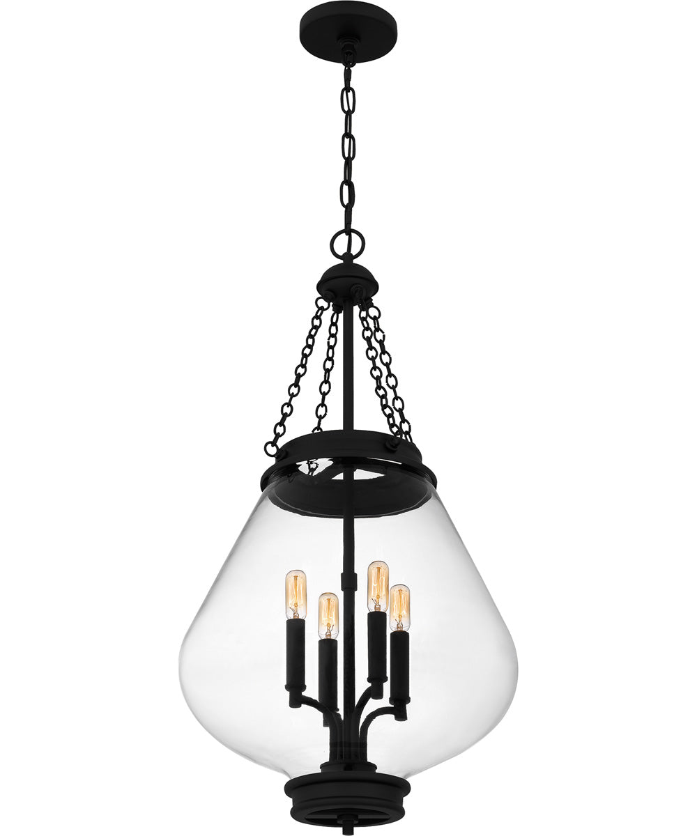 Quoizel Pendant 4-light Pendant Matte Black