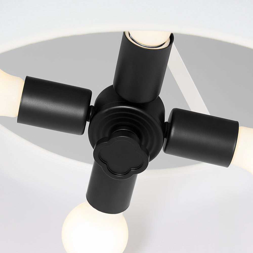 Belinder 4-light Pendant Matte Black