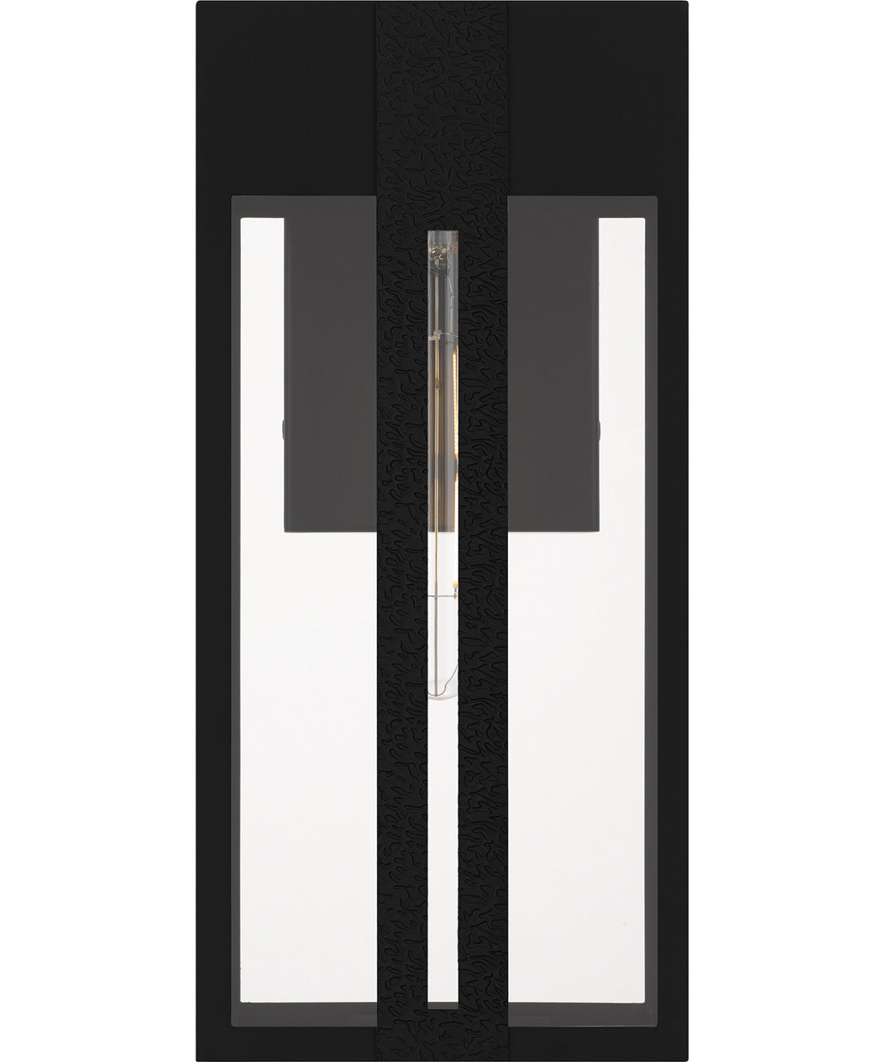 Boswell Medium 1-light Outdoor Wall Light Matte Black