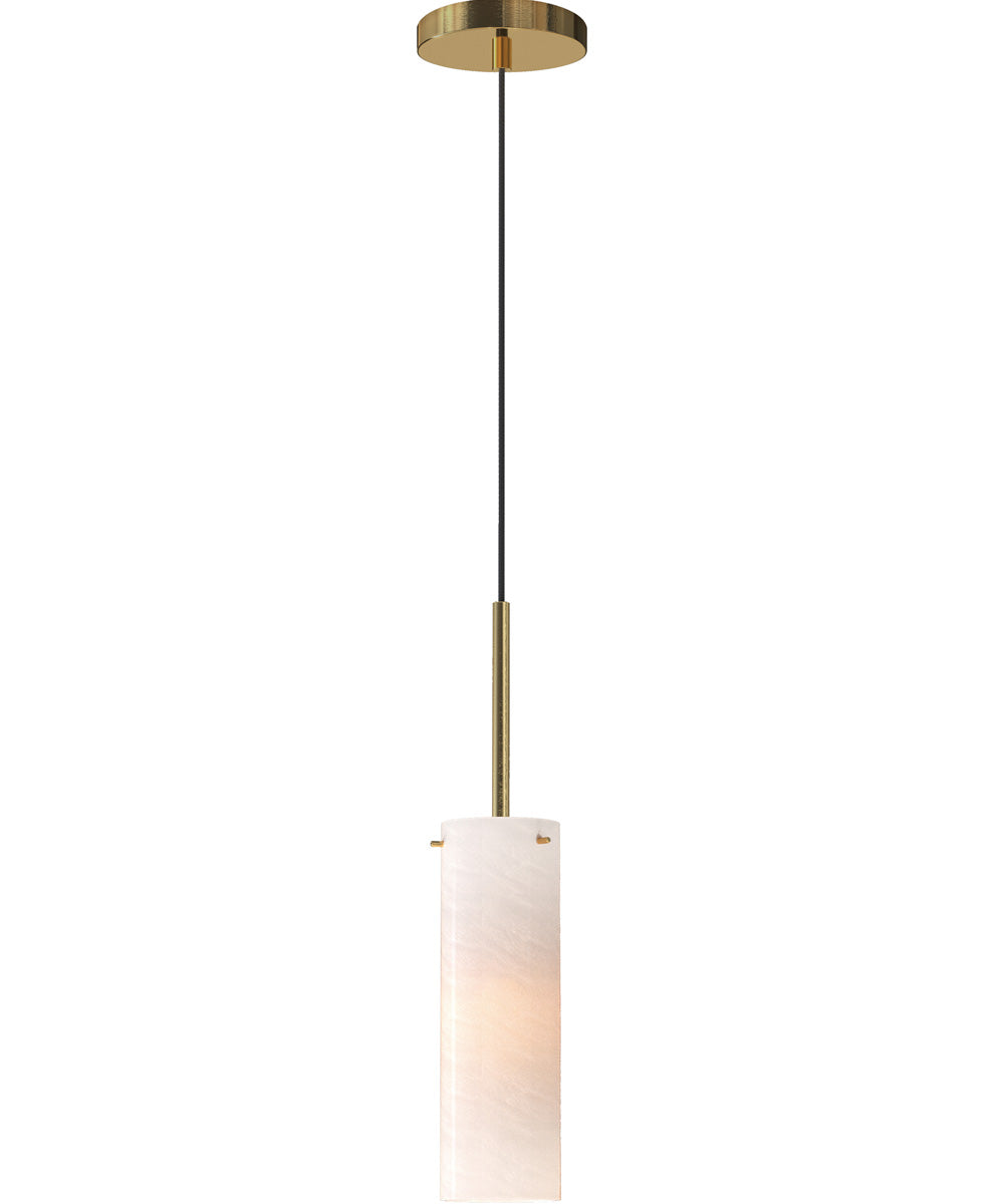 Blizzard 1-Light Pendant Natural Aged Brass